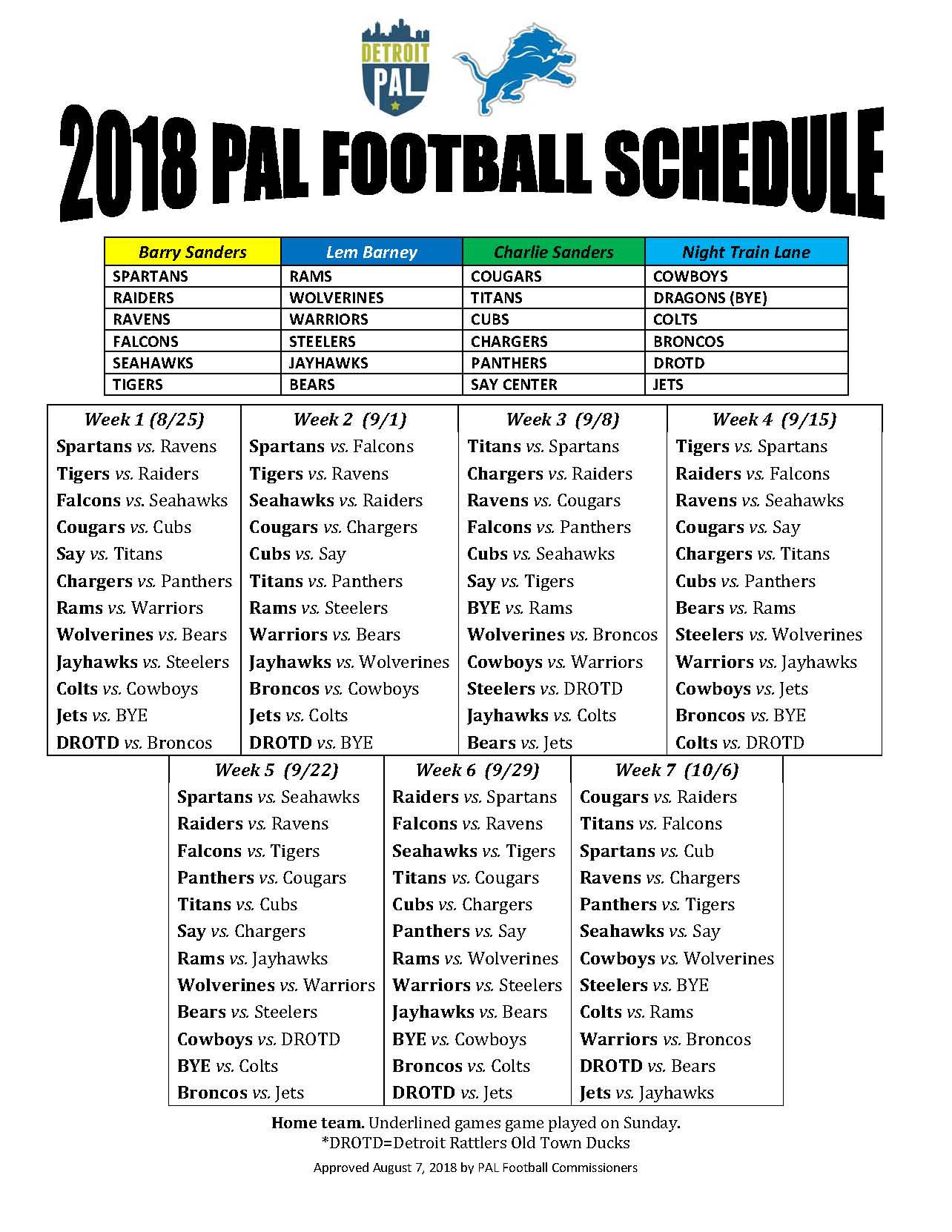 detroit pal football schedule - detroit tigers printable schedule 2021