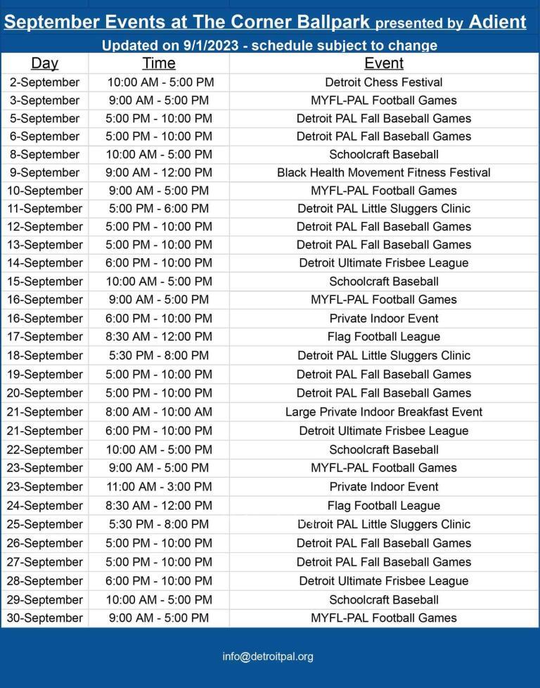 The Corner Ballpark – Detroit Pal